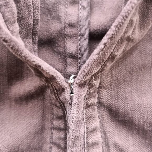 100% Cotton Denim Brown Fitted Jacket - Express - Women’s XS - Picture 8 of 12